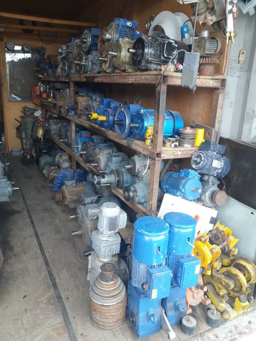 Электродвигателя, редуктора, моторредуктор