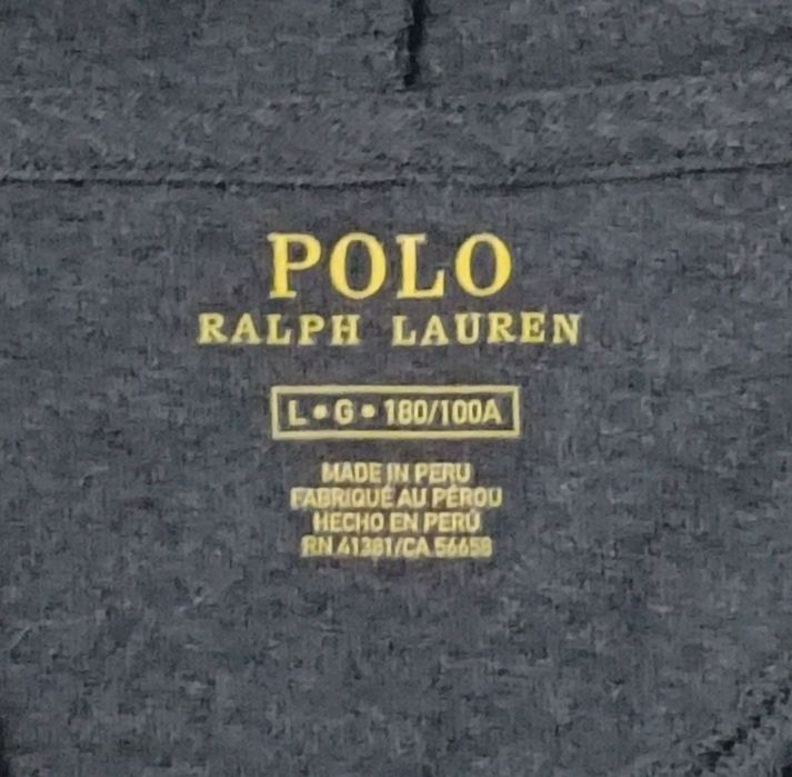 POLO Ralph Lauren Hoodie оригинално горнище L памучен суичър горница