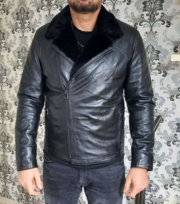 Cojoc barbati din piele naturala, XS