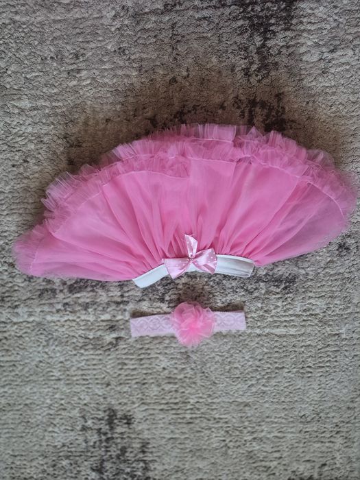 Fustă tulle și bentița