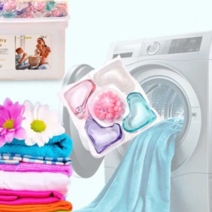 Капсули за пране 5в1 – 50 броя, концентрирана формула