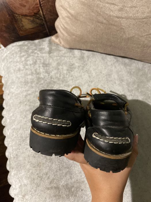 Дамски мокасини естествена кожа