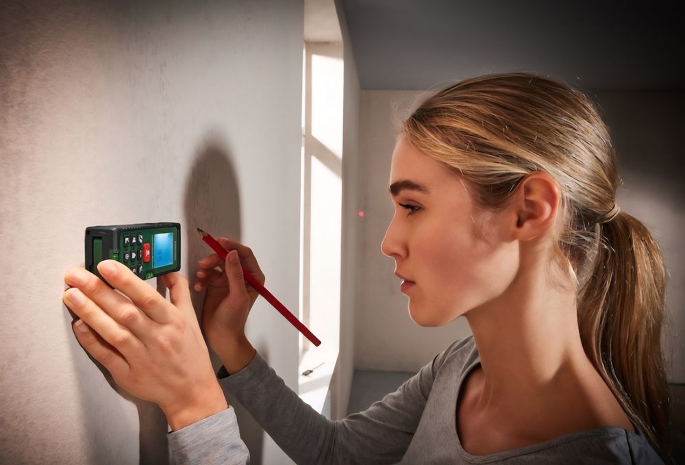 Telemetru  laser/ dispozitiv masurare distante/ suprafete  PARKSIDE