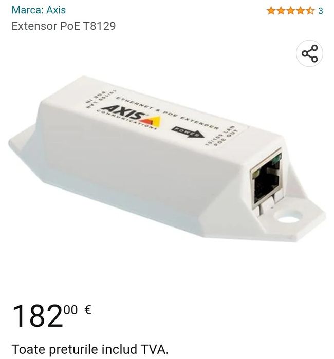 SFP Cisco+Extender Poe Axis