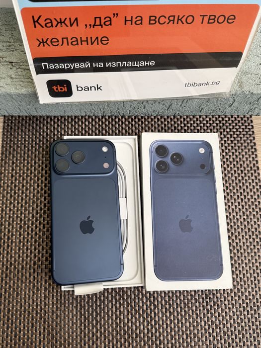 НОВ!*ЛИЗИНГ* iPhone 17 Pro Max 97лв/м 256* / BLUE*17 про макс