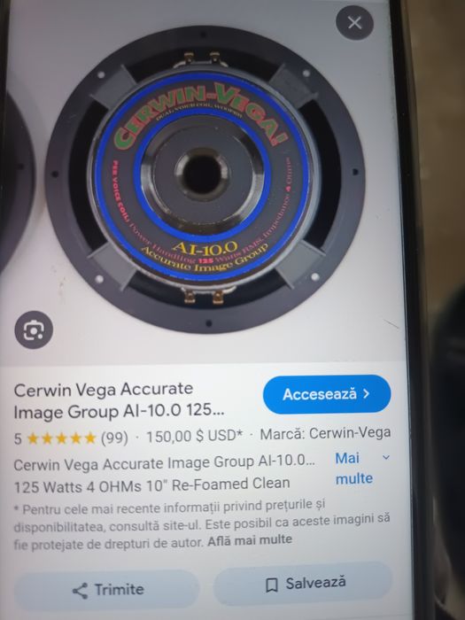 Difuzoare Cerving Vega Acurate
