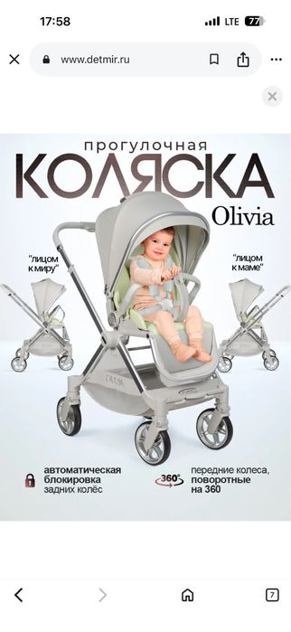 Коляска прогулочная Babylon pro, серый .