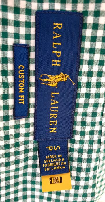 POLO Ralph Lauren Cotton Custom Fit Mens Sz S ОРИГИНАЛ НОВО Мъжка Риза