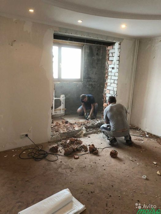 Демонтаж разрушения стен