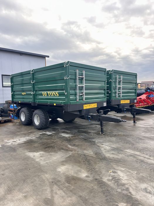 Remorca agricola 10 tone basculare trilateral