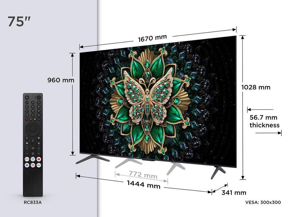 Televizor TCL QD-Mini LED 75”