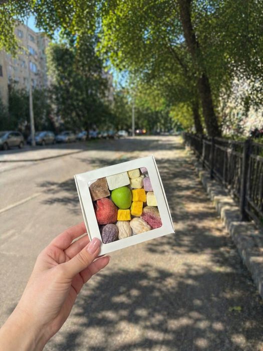 Сублимированный фрукты в подарочном боксе