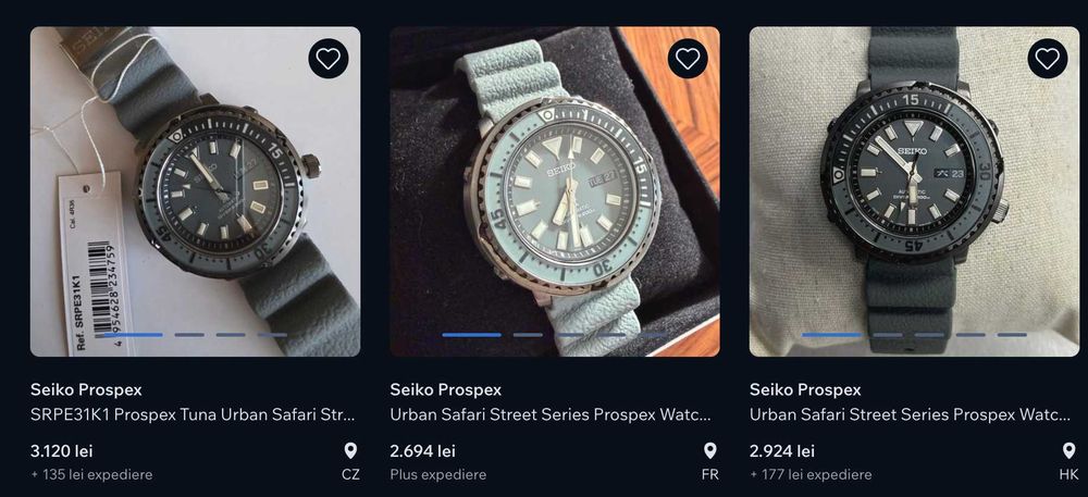Seiko Prospex Tuna SRPE31 - Urban Safari - FOARTE RAR!