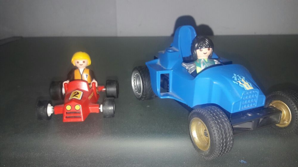 Playmobil mașină de curse custom + mașinuța copil