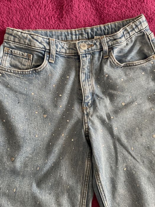 Дънки за момиче с камъчета