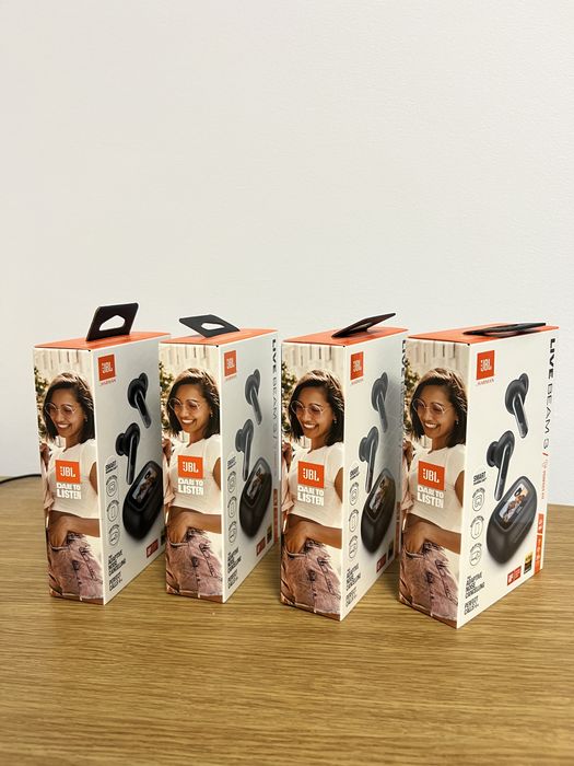Casti JBL LIVE Beam 3 / Perfect Fit Touch - Originale , Sigilate