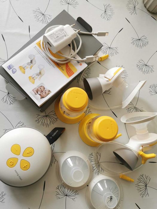 Medela Електрическа двойна двуфазна помпа за кърма Swing Maxi