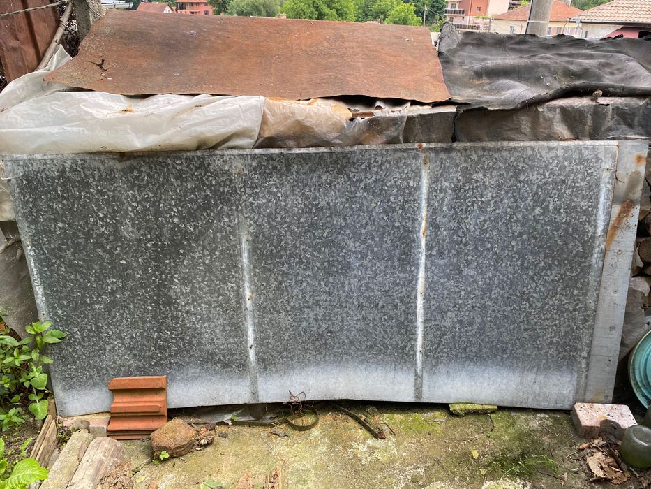 Поцинкована покривна ламарина 2 броя 2м х 1 м