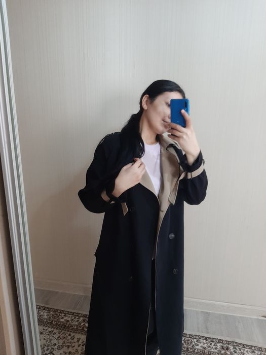 Тренч почти новый