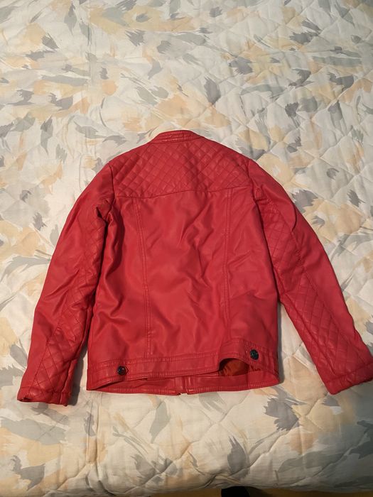 Geaca imitatie piele 8-9 sni