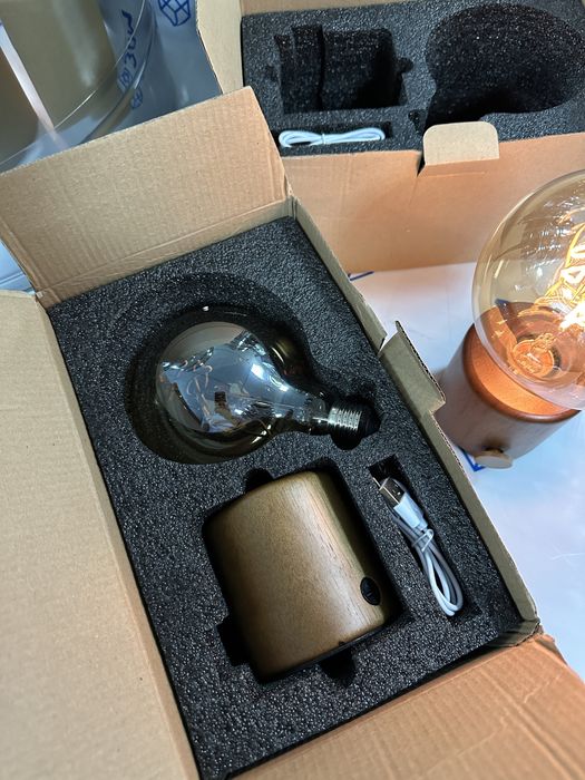 лофт светильник настольный