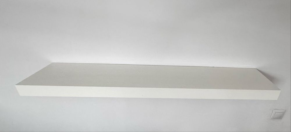 2 Polițe suspendate IKEA LACK - Albă (110 x 26 x 5 cm)