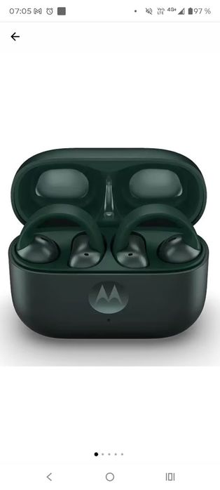 Casti bluetooth stereo Moto Buds Loop, True Wireless, Sound by Bose
