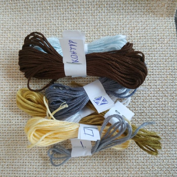 Комплект гоблен за шиене с конци Молитва