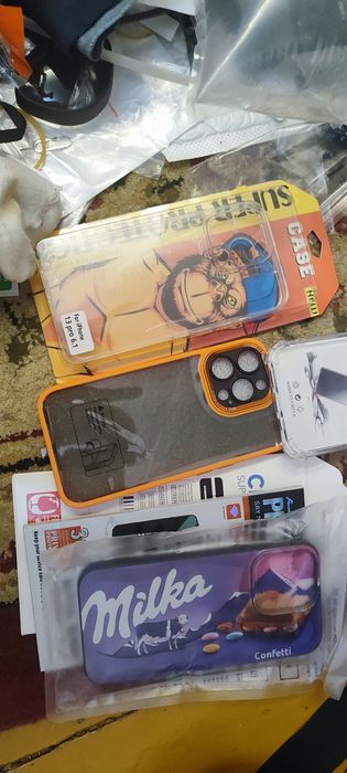 Чехлы на 13про и стекло