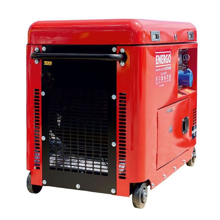 Generator portabil GN7000dE carcasat cu roti Pmax 7.0kW/230V