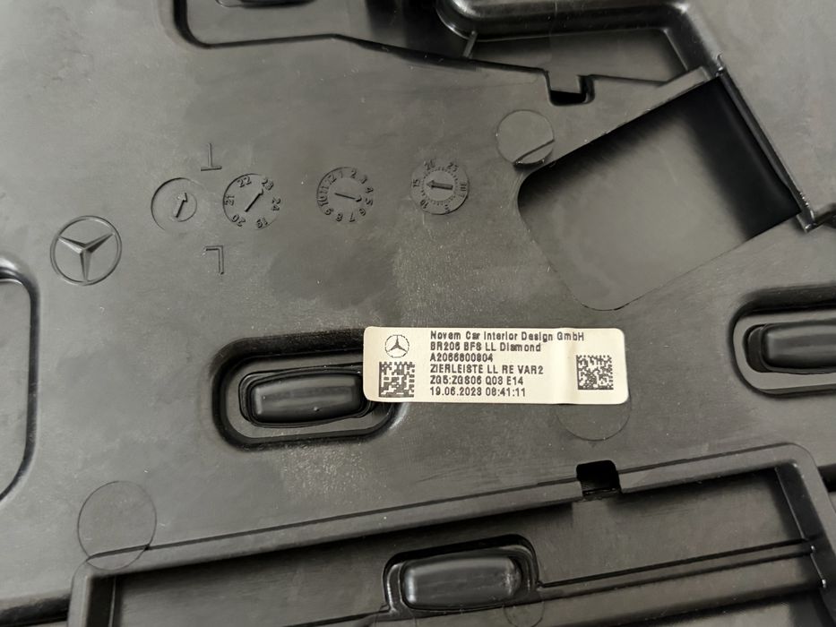 Mercedes w206  конзола и табло