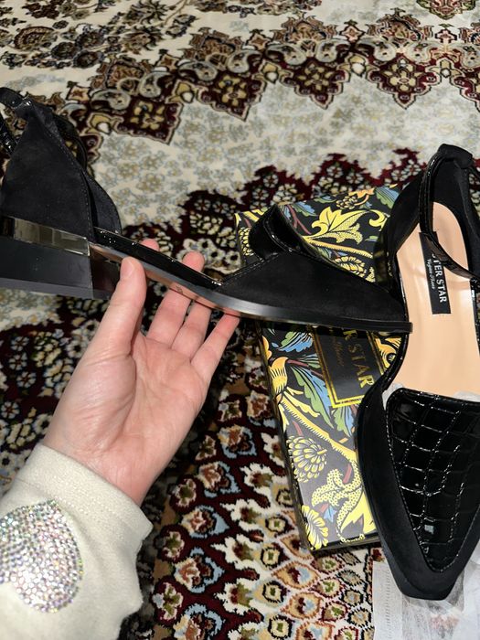 tufli 38razmer qora rangda