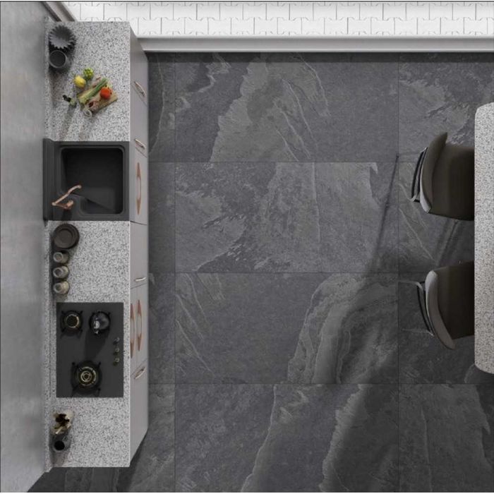 Гранитогрес HARD ROCK BLACK - 60/120 СМ