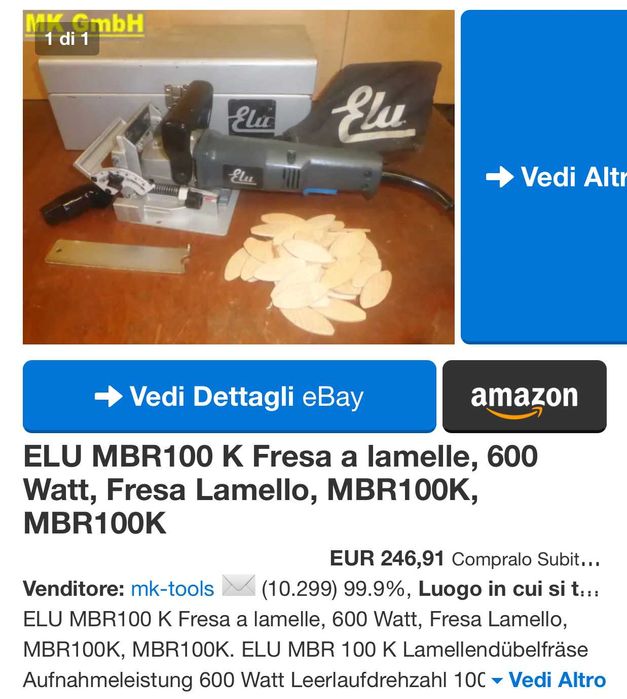 ELU MBR 100 - Бисквит машина 600W