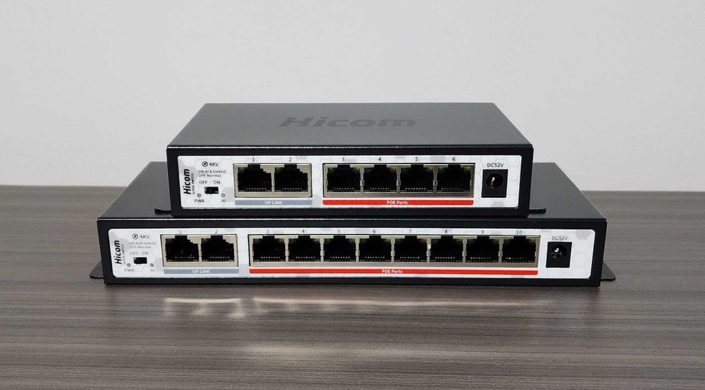 Hicom Ai Poe switchlari 4+2 va 8+2