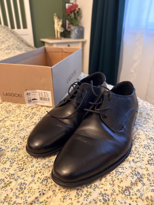 Pantofi piele lasocki 45 ca noi