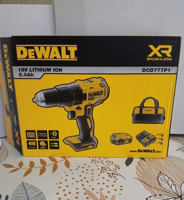 Dewalt DCD777P1 set