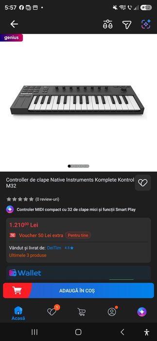 Clapa Komplete control M32