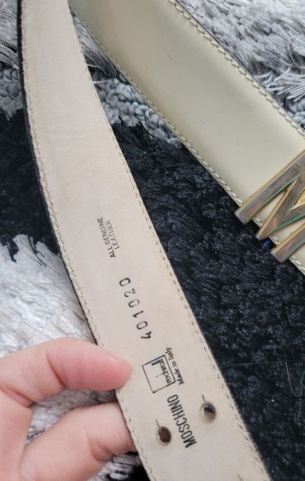 Curea piele Moschino