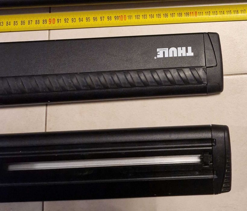 Напречни греди THULE WingBar Black 108cm и Thule Rapid System 753 + KIT 4007