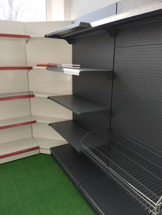 Метални нови стелажи крайстенни и ъглови