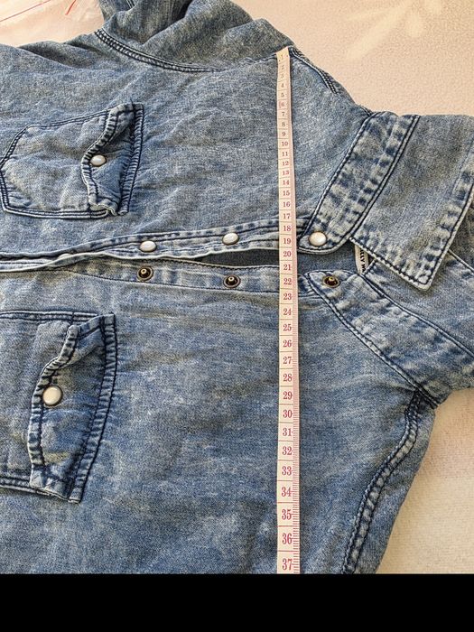 Cămașă damă denim Tally Weijl mărimea 34 / XS efect spălat