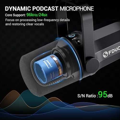 FDUCE SL40+ USB/XLR динамичен микрофон с рамо