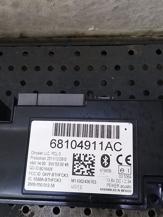 Modul bluetooth jeep compass mk49 68104911ac