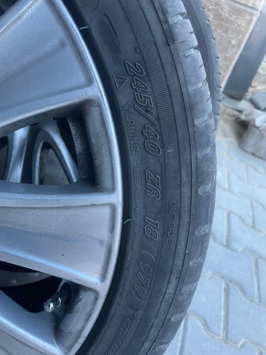 Оригинални джанти 18" Мерцедес с летни гуми 245/40 18" _W205*W204*W222