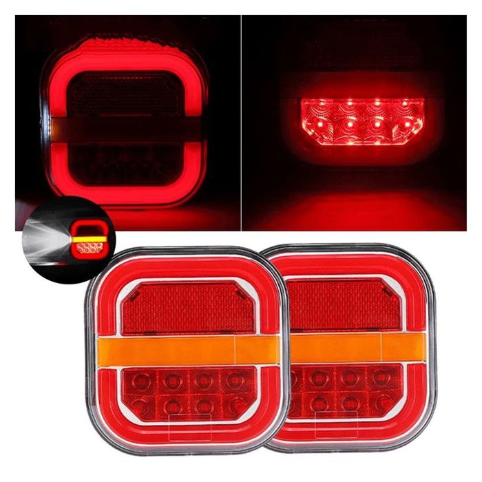 Stopuri Spate LED Premium cu Semnalizare Secvențială set 2 buc