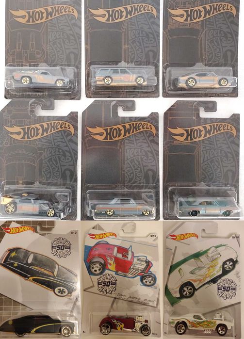 Метални колички Hot Wheels от сетовете LARRY Wood FORZA GRAN Turismo