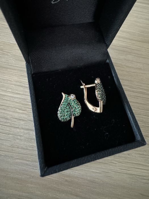 Серьги золотые 585