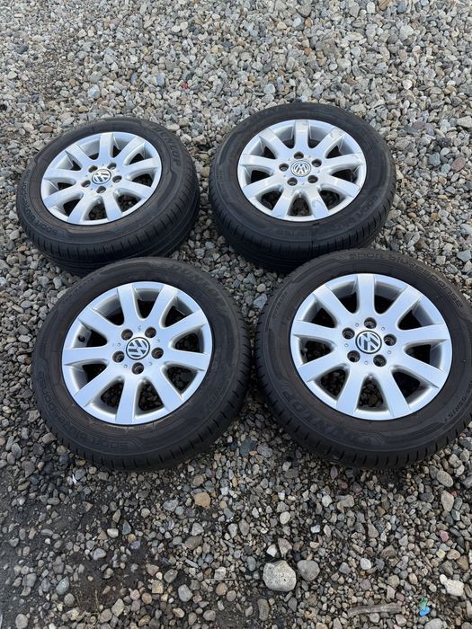 JANTE ALIAJ 5X112 ORIGINALE VW GOLF Passat jetta vara 195 55 15