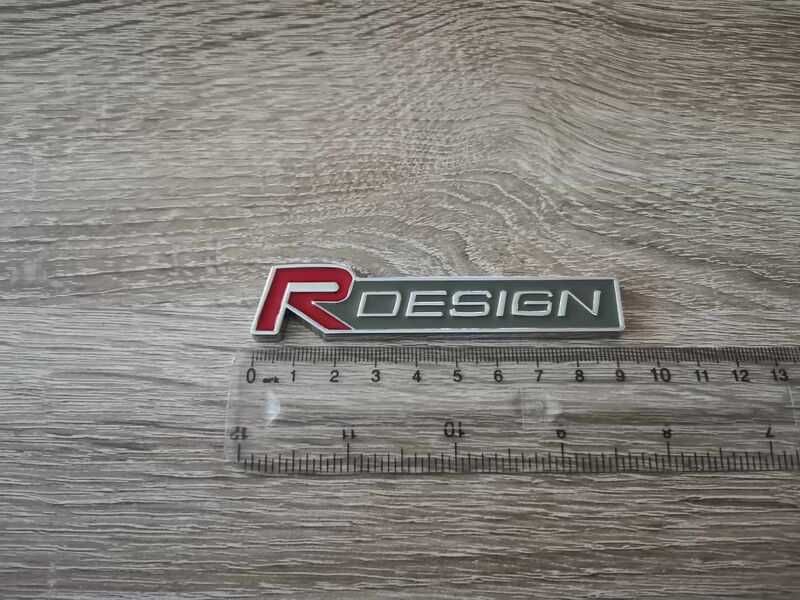 червена емблема лого Волво Volvo R Design